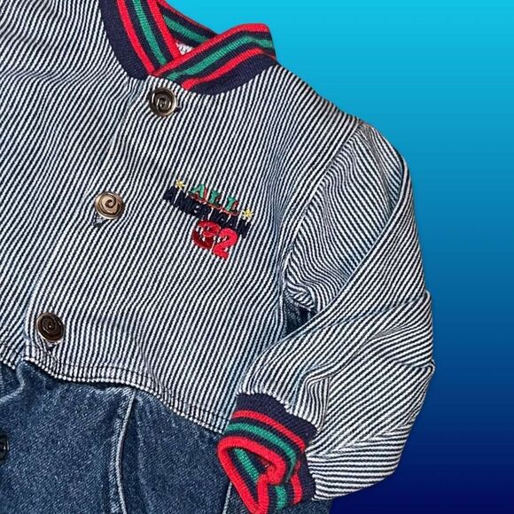 Vintage Mufflings 1 PC Denim All Star Outfit Size 2T - Picture 2 of 5